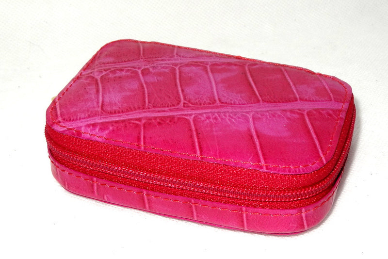 Zip purse large leather