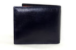 Mason  Navy Blue leather wallet back