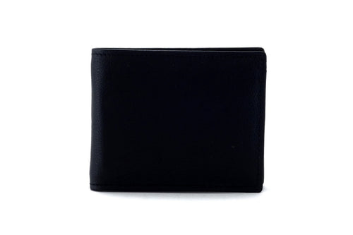 Black martin wallet showing front outside