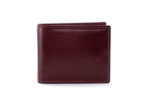 Wallet Martin shiny brown showing front outside 