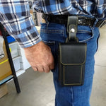 Holster style phone case on model