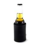 Stubby Coolers leather black