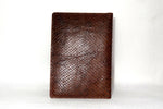Passport Holder - Copper snake print leather back