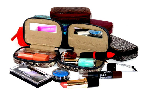 Make-up zip purse group