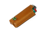 Lighter cover Plain leather