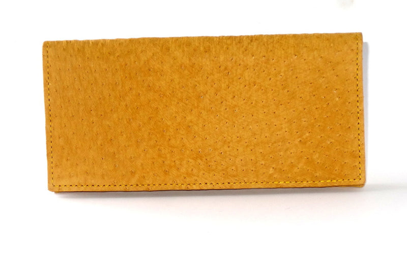 Caitlin  Emu Mustard suede finish ladies purse front view