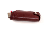 Lighter cover Plain leather