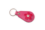 Key tags  Mandolin Leather with flower detail