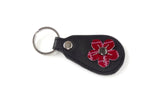 Key tags  Mandolin Leather with flower detail