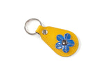 Key tags  Mandolin Leather with flower detail