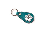 Key tags  Mandolin Leather with flower detail