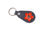 Key tags  Mandolin Leather with flower detail