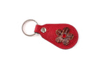 Key tags  Mandolin Leather with flower detail