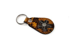 Key tags  Mandolin Leather with flower detail