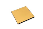 Coaster - Square leather custard leather