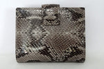 Anne  Leather snake print ladies purse back view