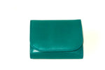 Dorothy  Trifold purse - Teal leather ladies small wallet