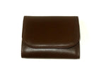 Dorothy  Trifold purse - Olive brown leather ladies wallet front view