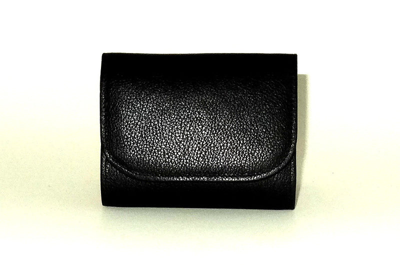 Dorothy  Trifold purse - Black leather ladies wallet front fiew