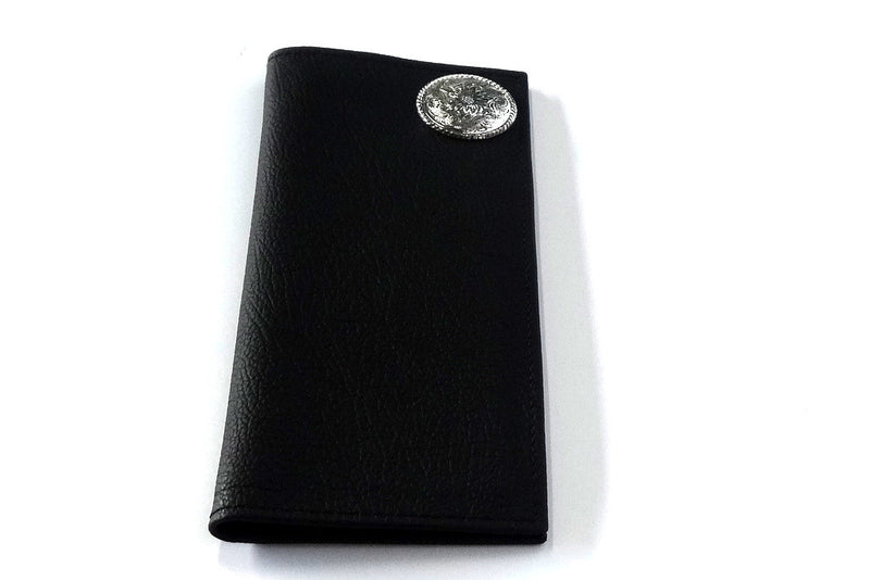 Sam  Cowboy men's wallet Black leather with large concho